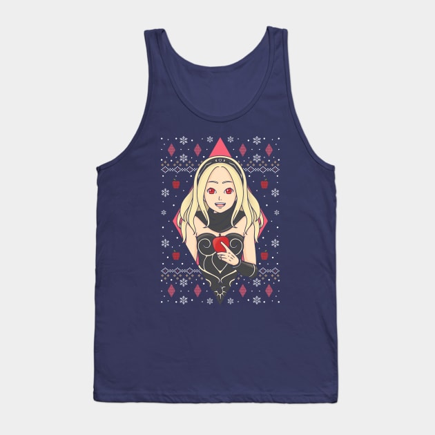 Gravity Queen Christmas Ugly Sweater Tank Top by Alundrart